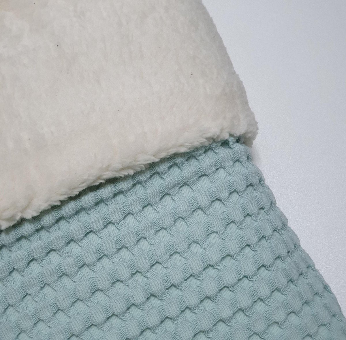 RiFresh - wiegdekentje baby - mint - teddy