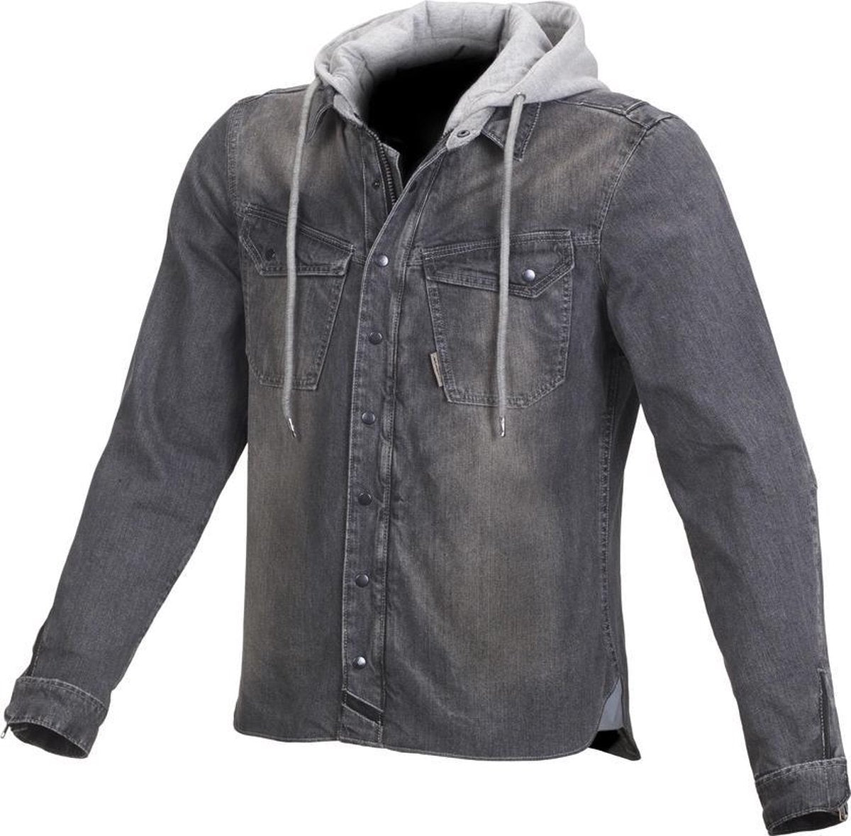 Macna Westcoast Denim Motorblouse grijs