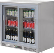 Polar Gekoelde bardisplay zilver 180 flesjes