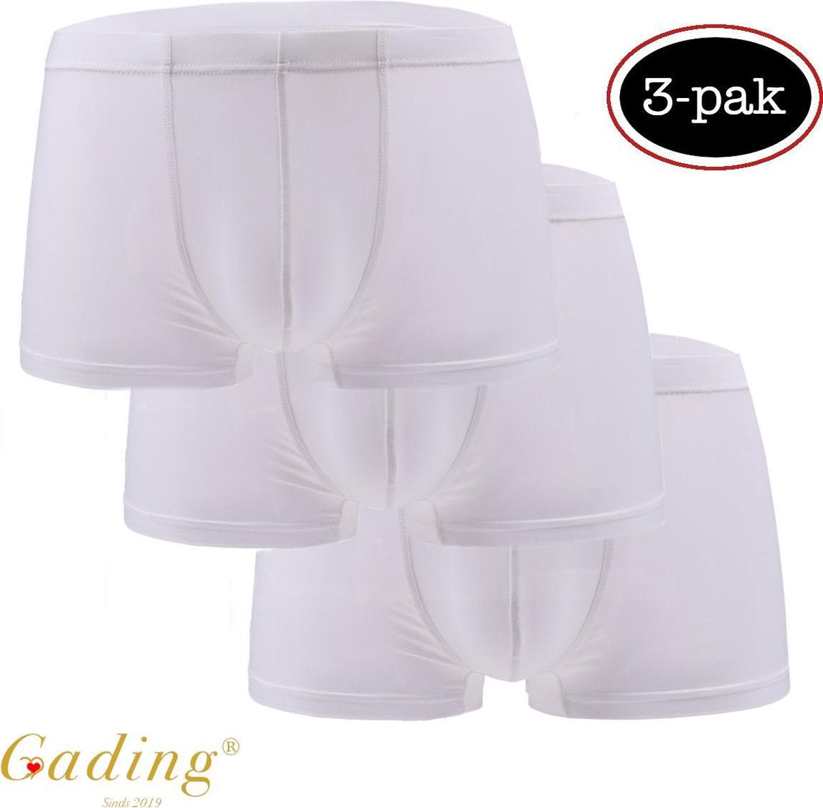 Gading Heren Ondergoed-Zomer Boxshorts Onderbroeken-Wit Slips maat M/L