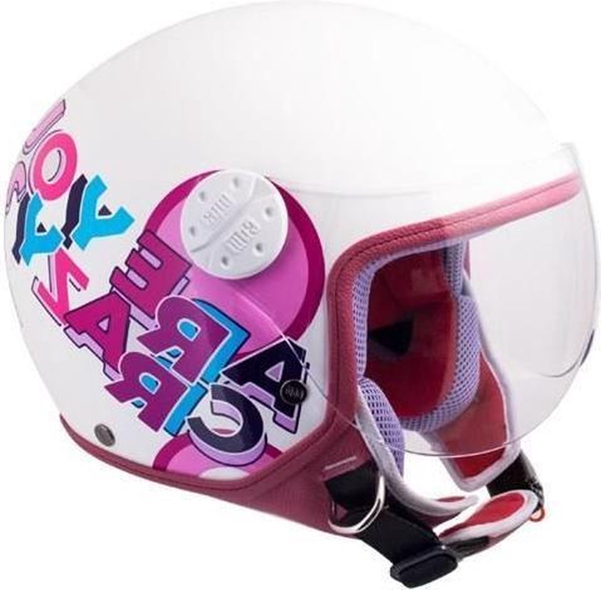 CGM Helm Jet Kid 205G Sport Roze