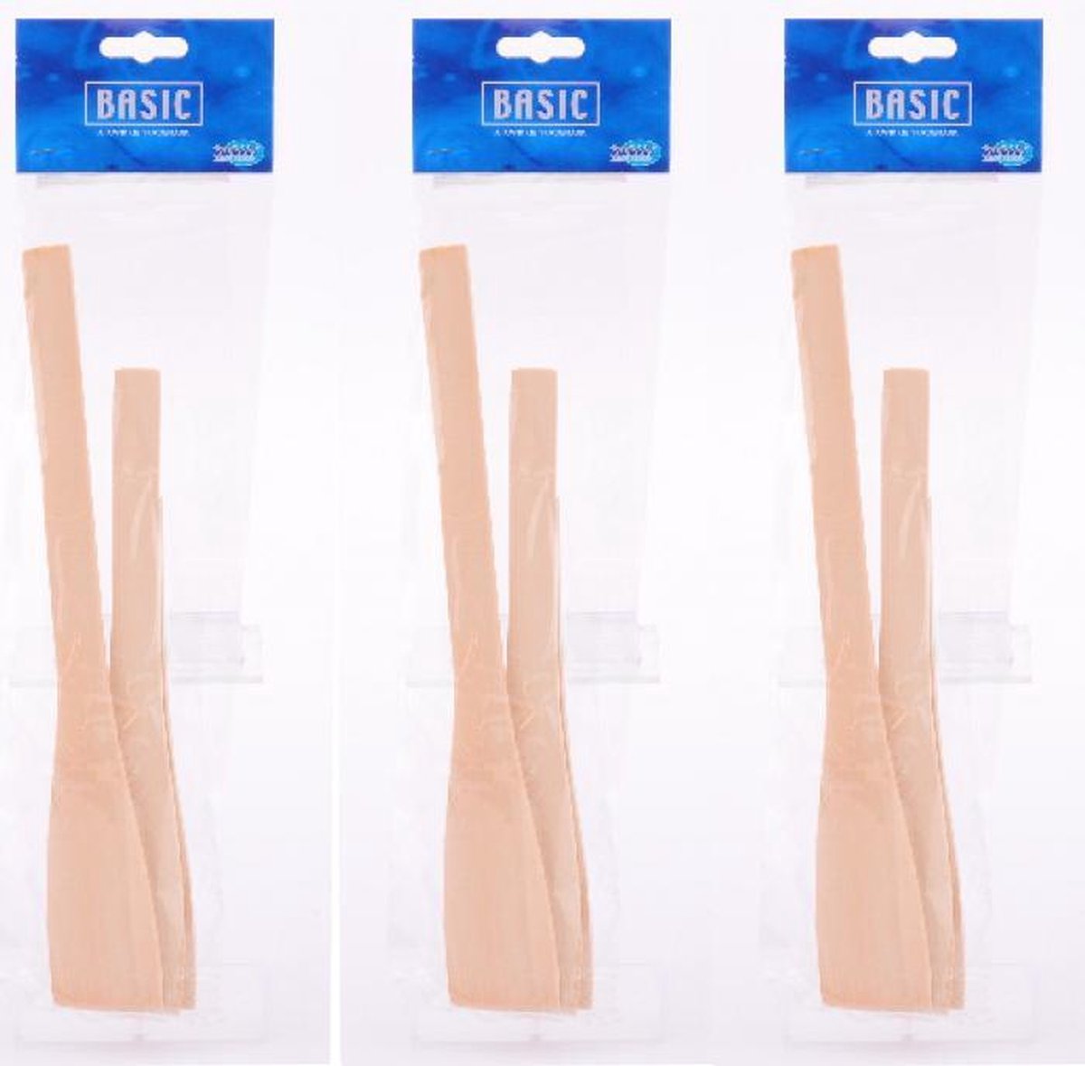 Basic Kwikkie - Spatels - 3 Stuks - Hout