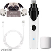 Dierplezier - Nagelschaar hond – Oplaadbare nagelschaar - Ultra stil - Nagelvijl - Nagelslijper voor huisdieren - Nagelschaar huisdier - Veilige nagelvijl huisdieren - Nageltang voor huisdieren - Nagelvijl huisdier - GRATIS SPEELTOUW