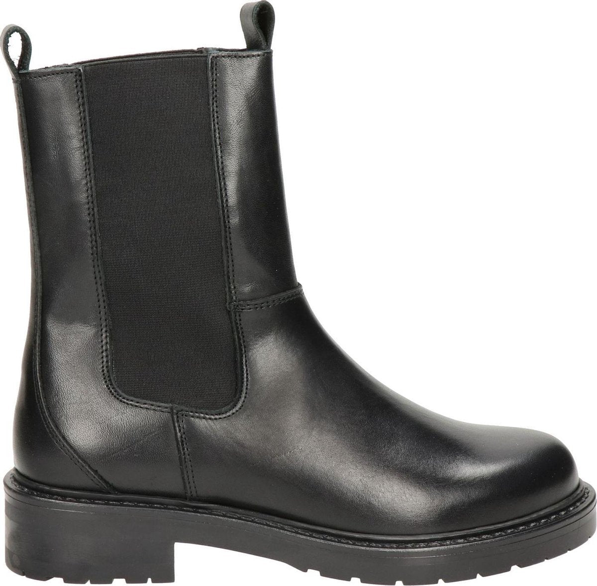 Nelson dames chelseaboot - Zwart - Maat 37