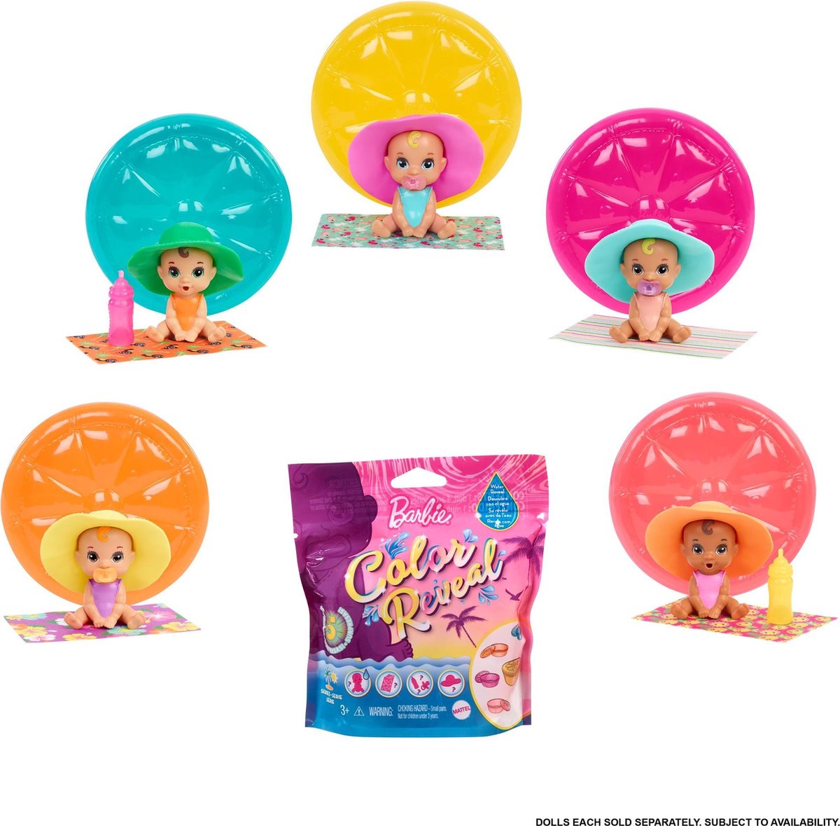 Barbie Color Reveal Baby - Wave 3