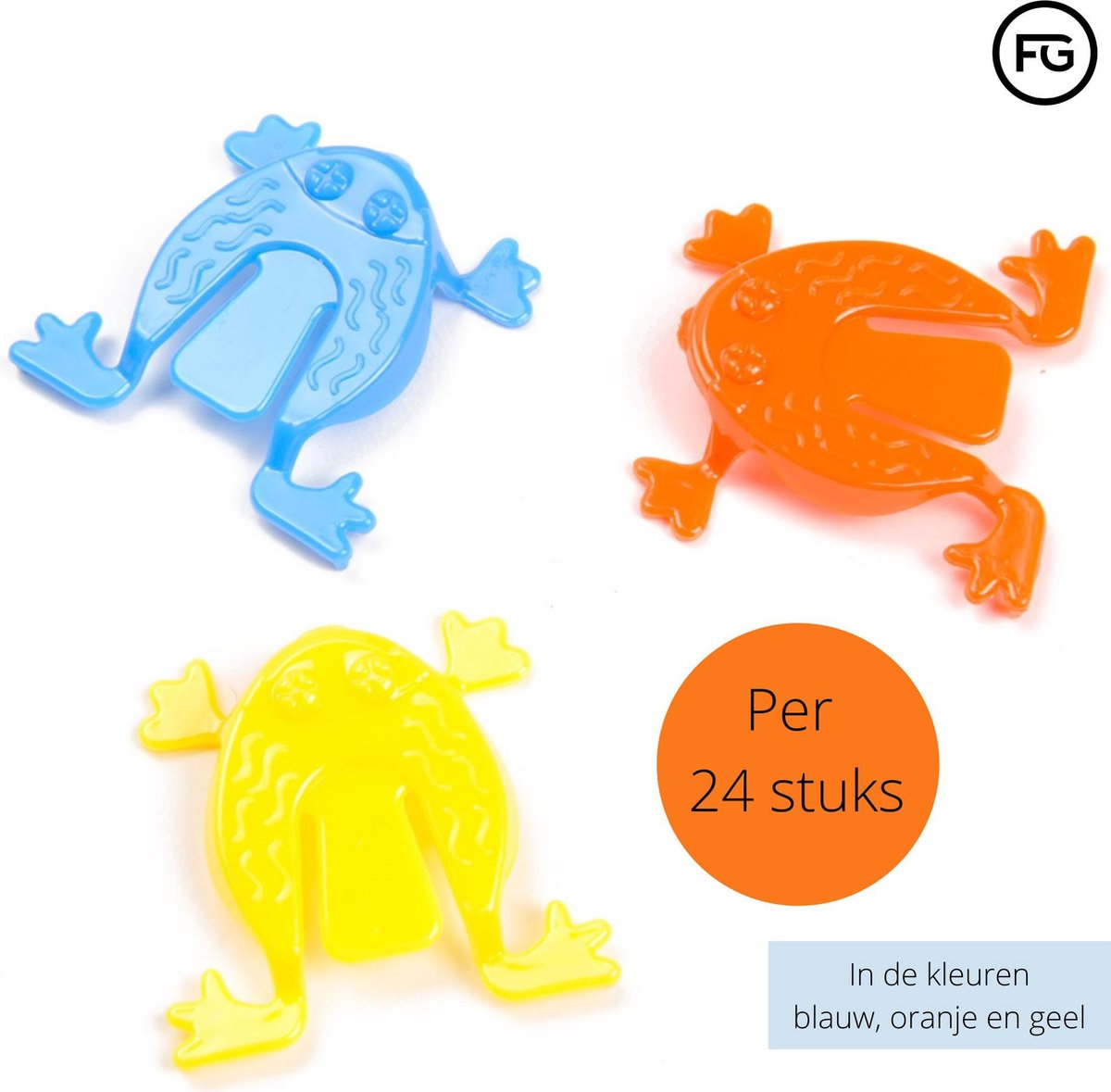 FG Springkikkers - 24 stuks - Uitdeelcadeaus - Uitdeelcadeau - Blauw