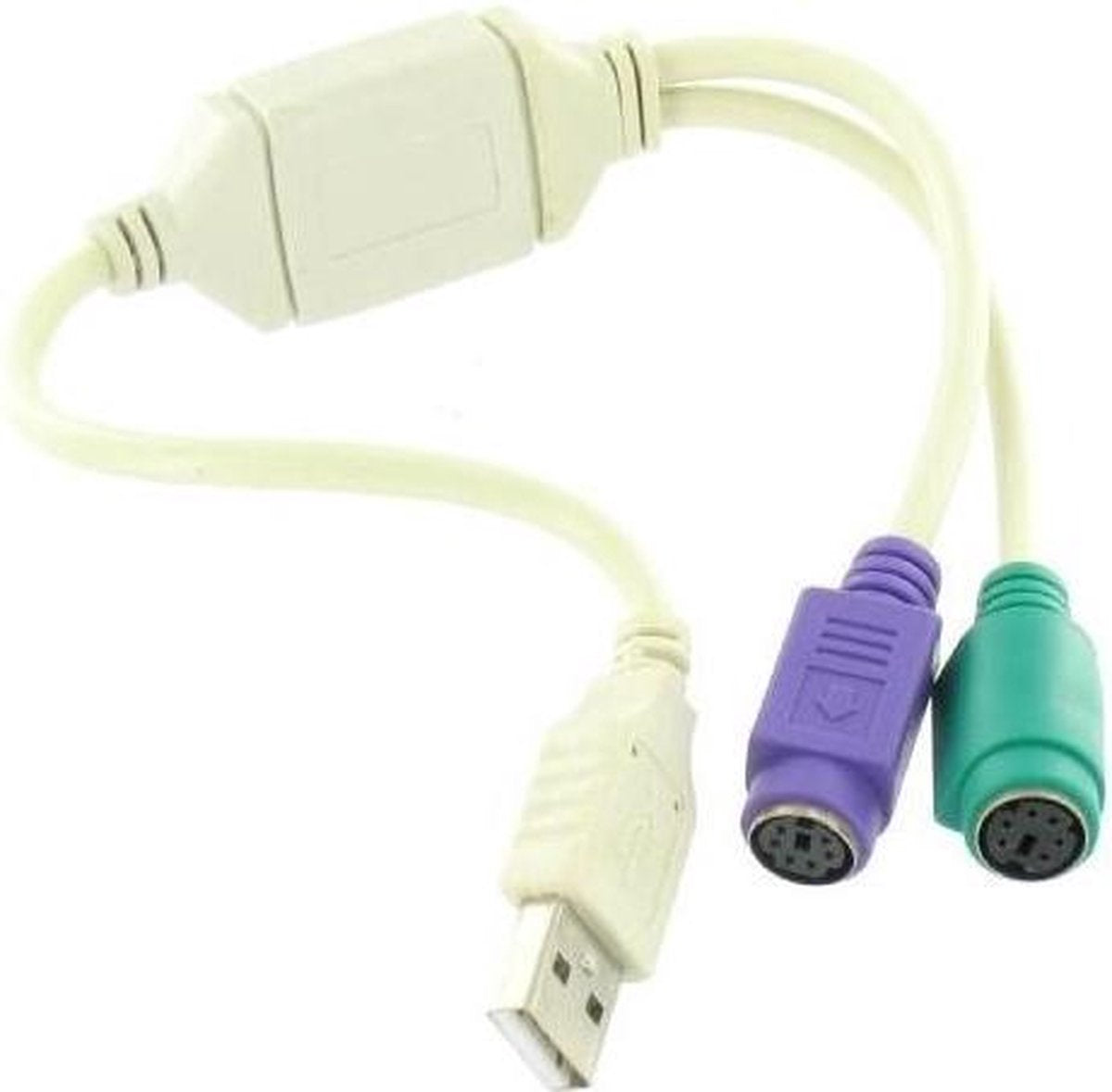 USB naar 2 x PS/2 Adapter