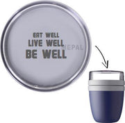 Mepal Ellipse Lunchpot - 2 compartimenten - Nordic Denim