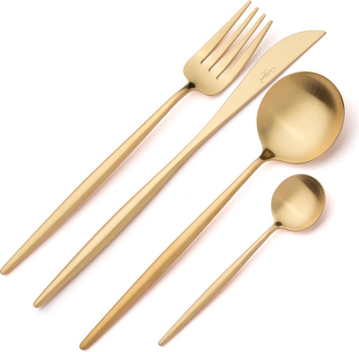 BESTEKSET 24-delig – MOON – MAT GOUD // CUTIPOL