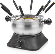 Tristar Fondue Family Set FO-1109 - Elektrische Fonduepan - 8 Fonduevorkjes