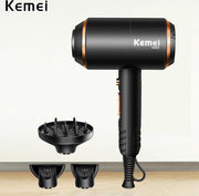 Kemei Professional - Elektrische Föhn met Oververhitting Bescherming Systeem - 4000 watt -  3 in 1 - UV straal -