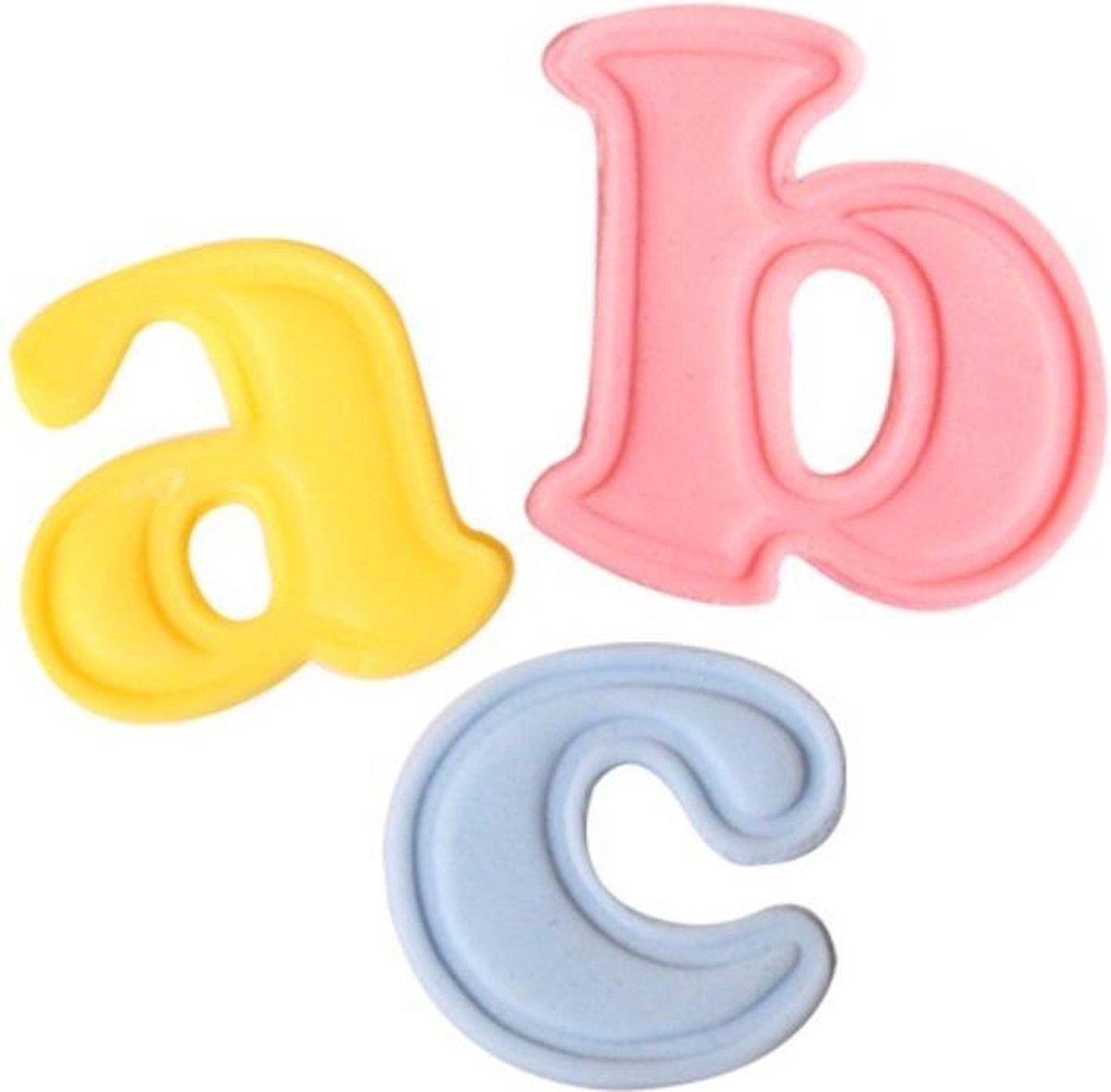 Cake Star Push Easy Uitstekers Alfabet Kleine Letters Set/26
