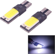 2 STKS T10 3W 160-180LM 2 LED Ice Blue COB LED Decoderen Auto-opruimingslichten Lamp