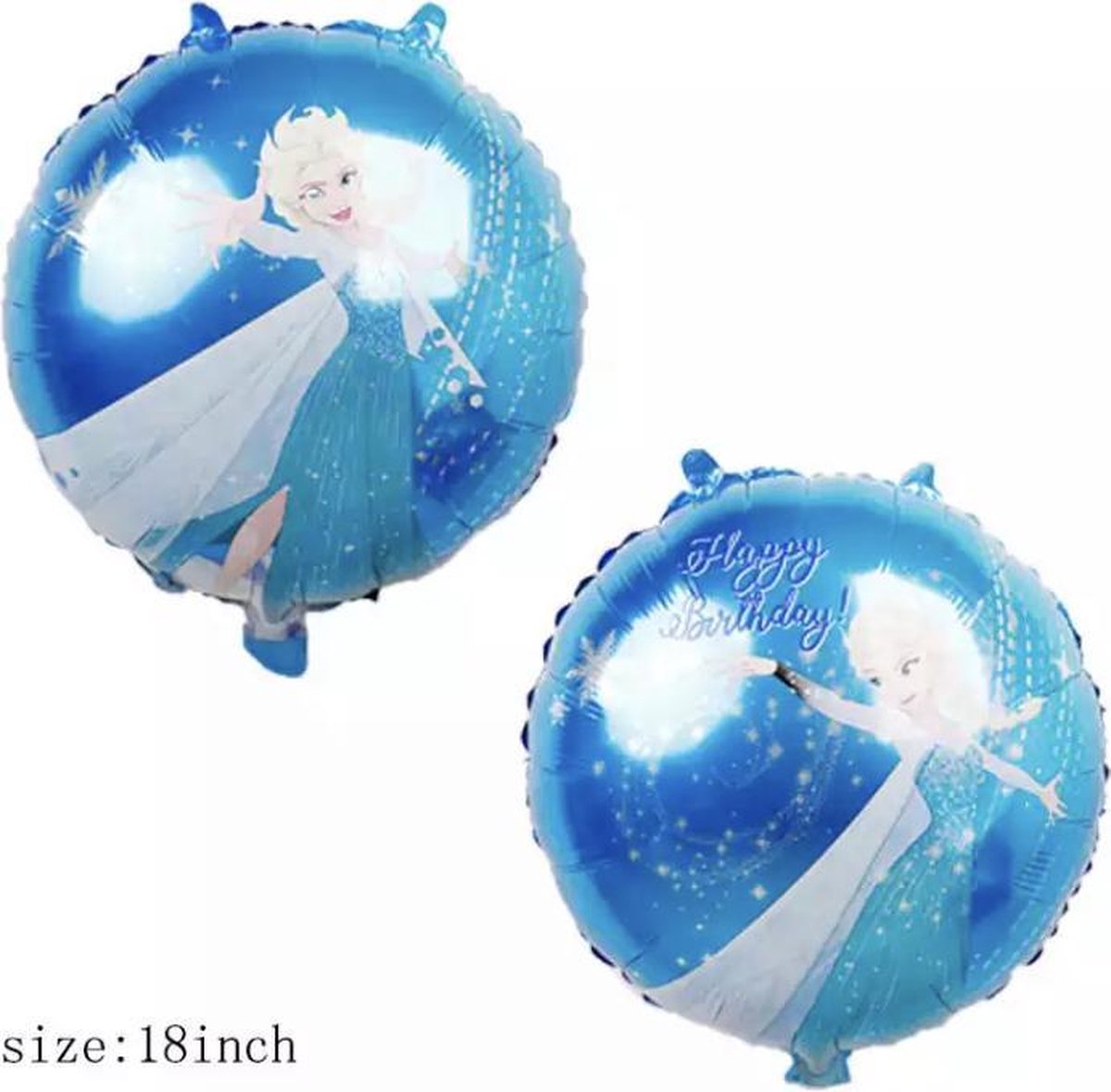 ELZA-DUBBELZIJDIG- 1 + 1 GRATIS - 18-INCH-BALLON