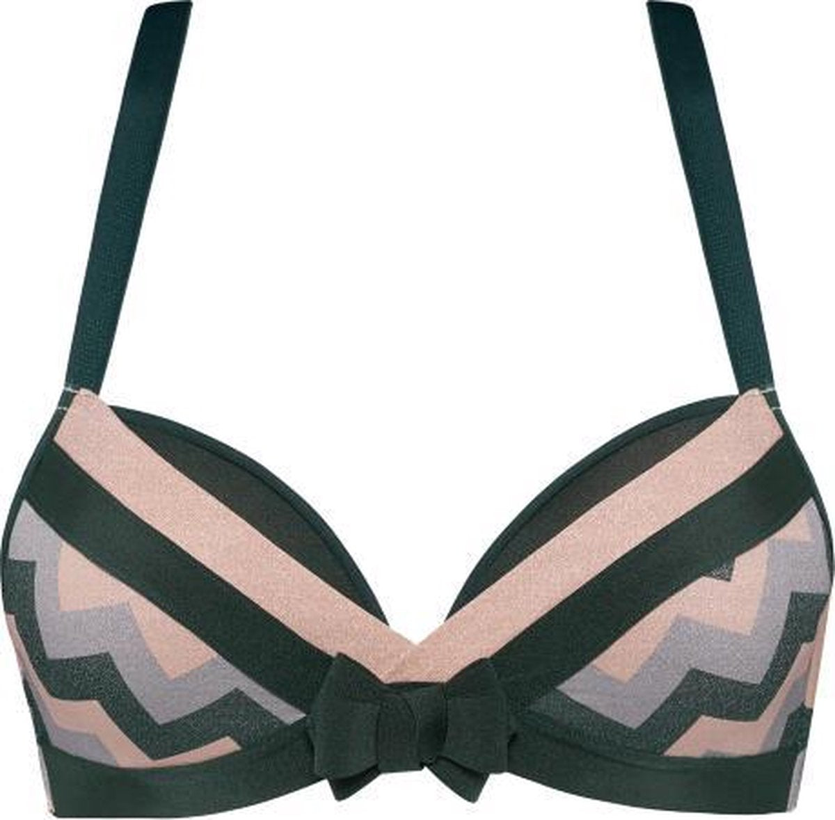 MARLIES DEKKERS COURAGE Zigzag print push up bh 70F