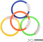 Jumada's Duikring - Opduikmaterialen - Duikspeeltje - Ring voor het zwembad - Rood