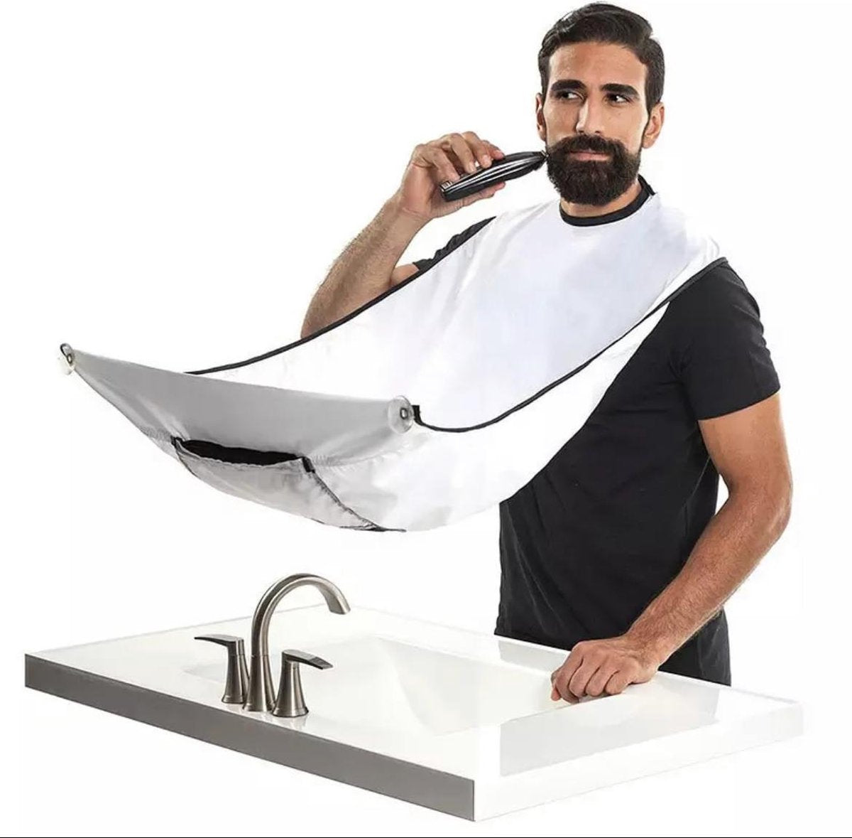 Baard Schort - Baard Scheren - Baard Trimmen - Zuignappen - Schoon