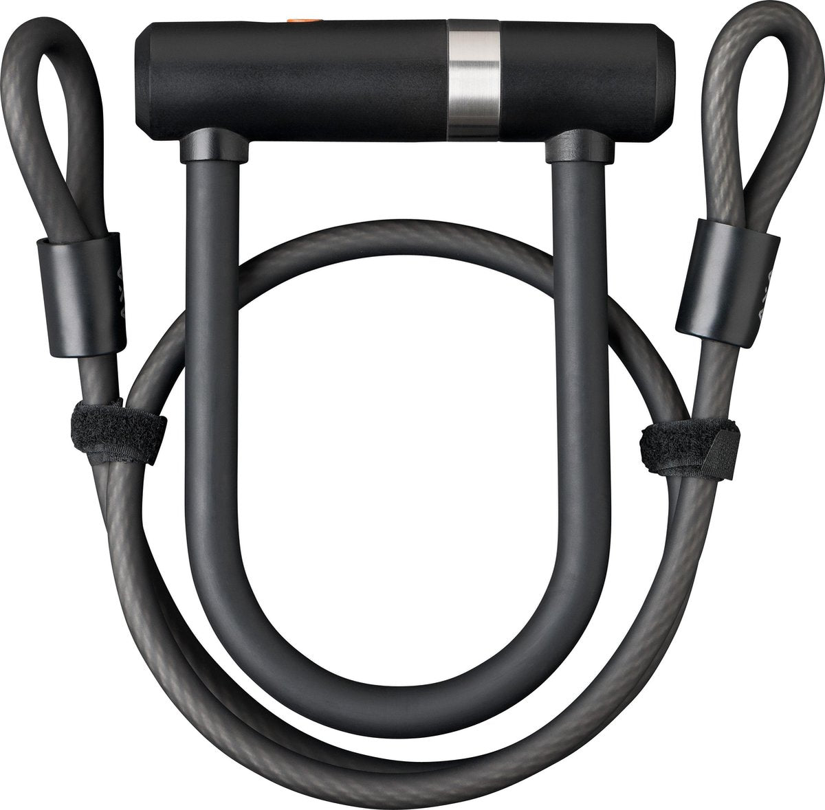 Axa Newton Pro U-Lock Mini Beugelslot + Kabel - 100cm - Zwart