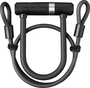 Axa Newton Pro U-Lock Mini Beugelslot + Kabel - 100cm - Zwart