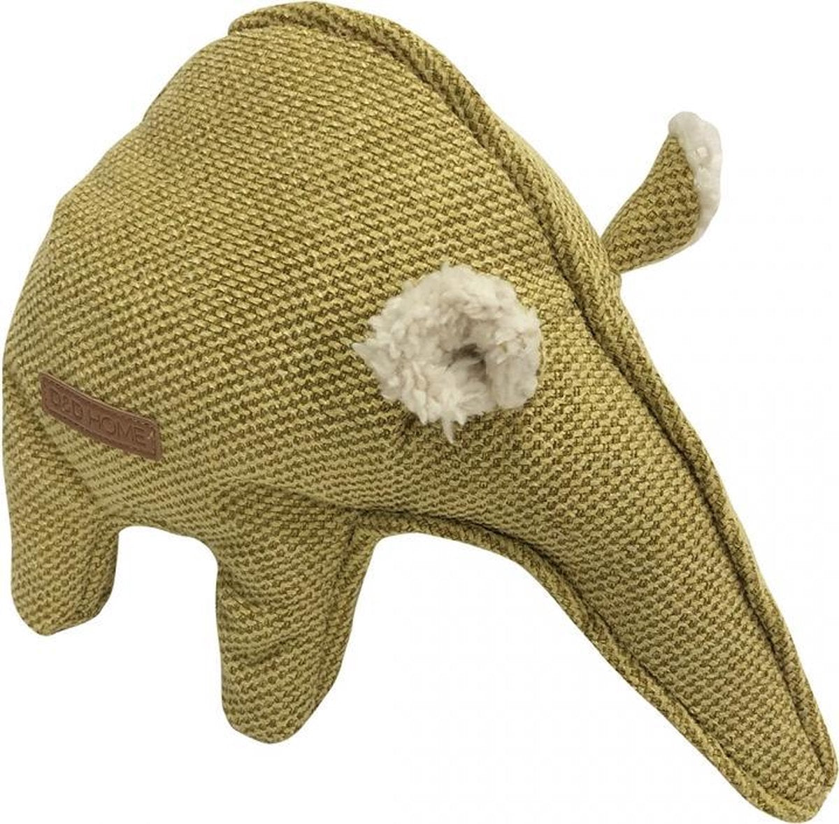 D&D Chenille liz Geel 27x18cm