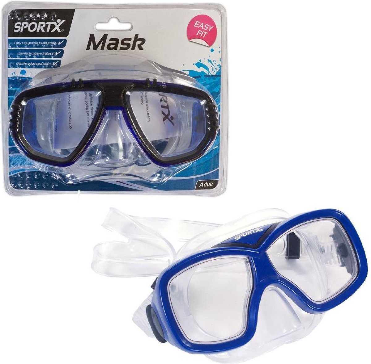 SportX Adult Zwemmasker ***