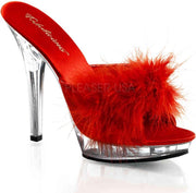 Fabulicious Muiltjes met hak -42 Shoes- LIP-101-8 US 12 Rood