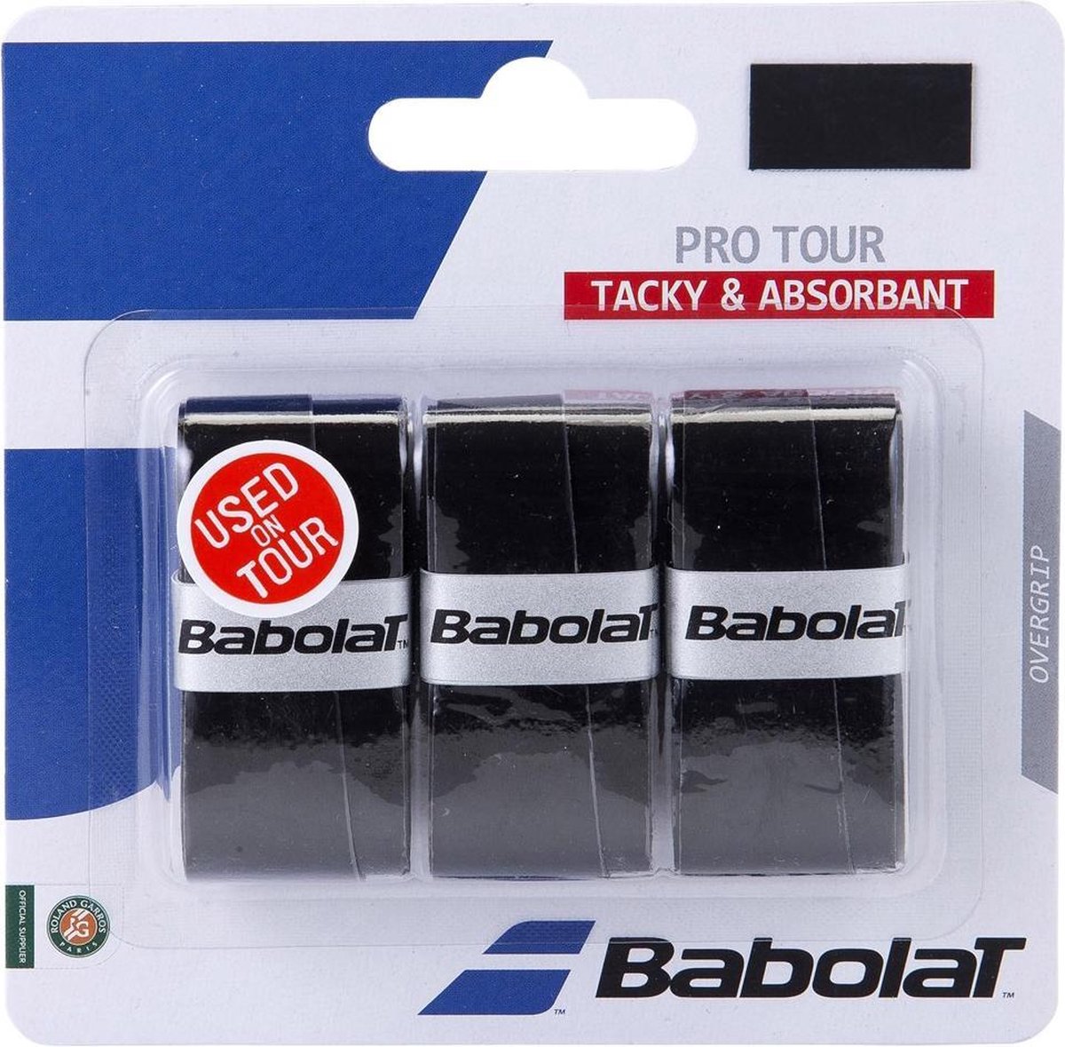 Babolat Pro Tour X3 Overgrip - Grips  - zwart - ONE