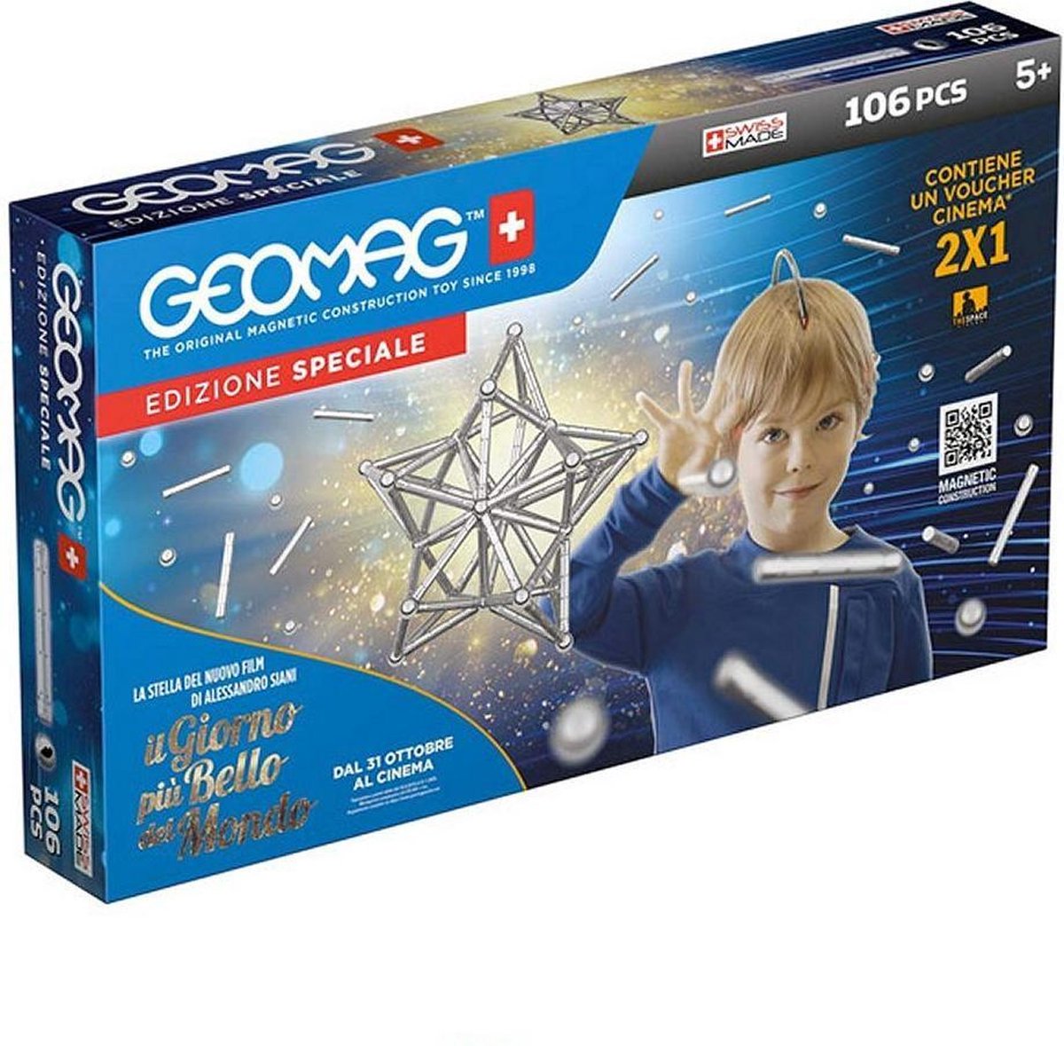 Geomag Special Edition 106-delig Zilver