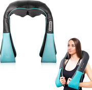 Tubudu Shiatsu Massagekussen voor Nekmassage - Alternatief voor Massage Gun - Voetmassage Apparaat - Rug Massage Apparaten - Blauw