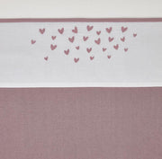 MEYCO | Ledikantlaken | Hearts | Lilac | 100% Katoen | 100 x 150 cm