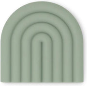Mushie - siliconen bijtring - regenboog - Cambridge blue