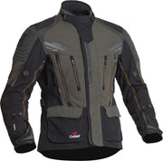 Halvarssons textiel motorjack Mora zwart/groen 62