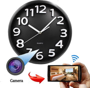 Spy Camera Klok Full HD WiFi Zwart