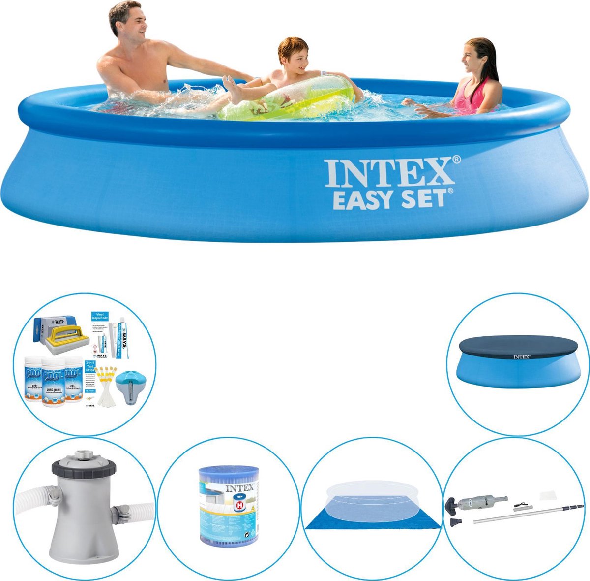 Zwembad Super Deal - Intex Easy Set Rond 305x61 cm