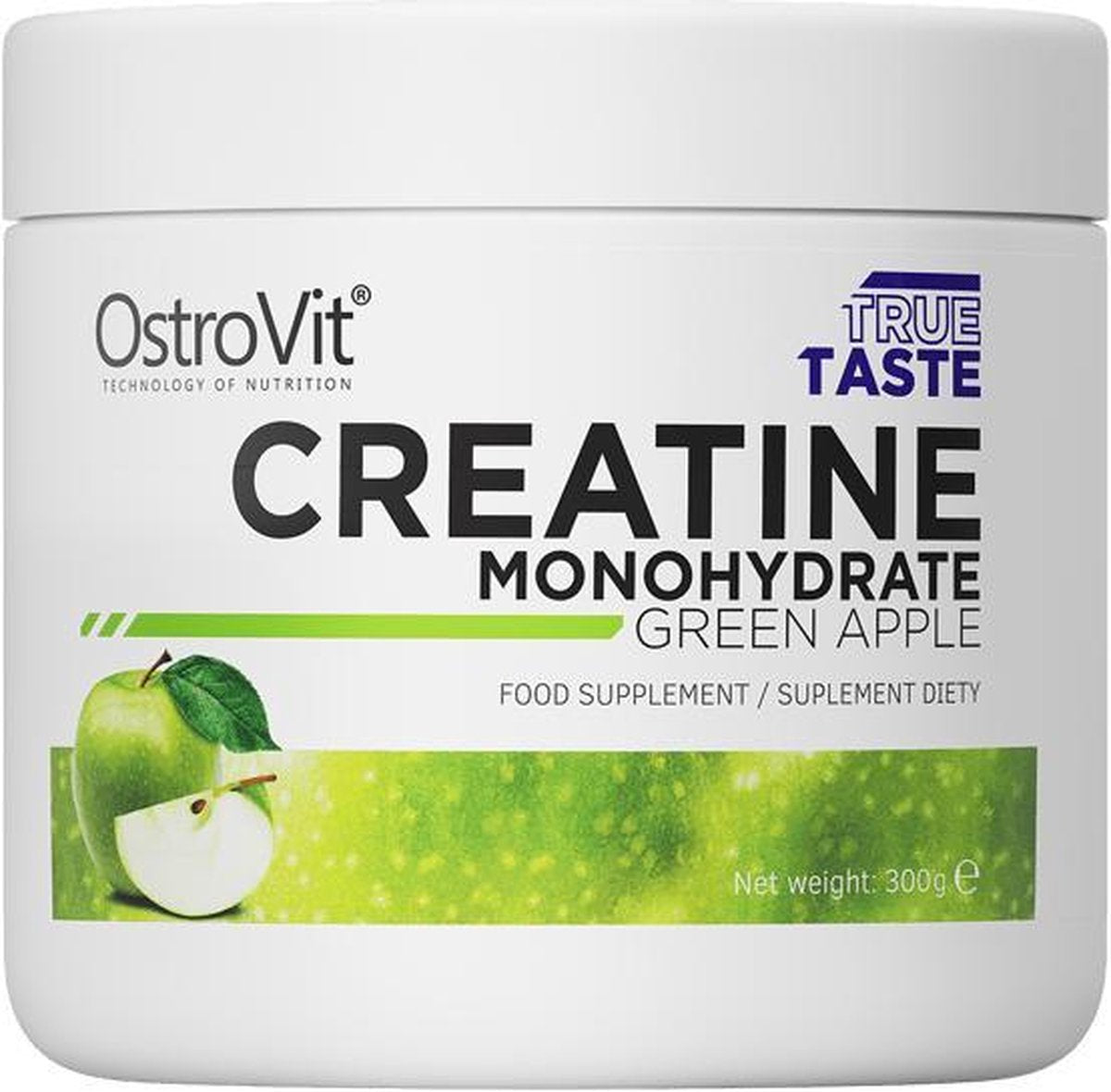 Creatine Monohydrate 300g Ostrovit + GRATIS Bulk Shaker 700ml