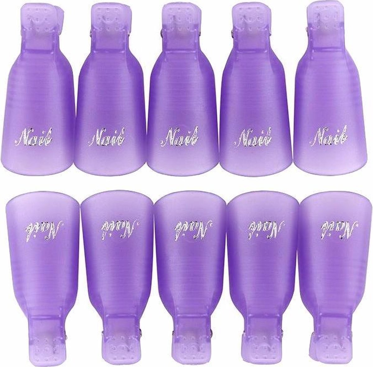 IZGO Herbruikbare nagellak remover dissolvant removal clips