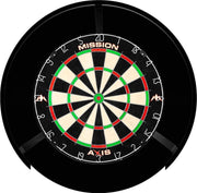 Mission Torus 270 Led Dartbord Verlichting + Rubberen Surround Zwart + Mission Axis