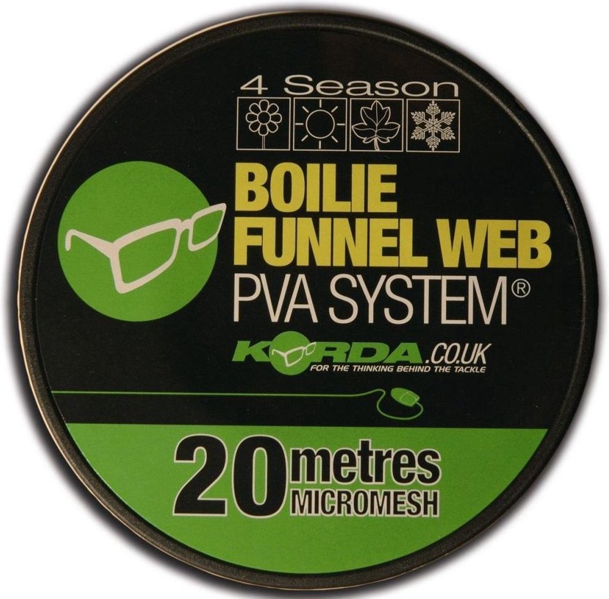 Korda Boilie Funnel Web Micromesh Refill Lengte - 20 m