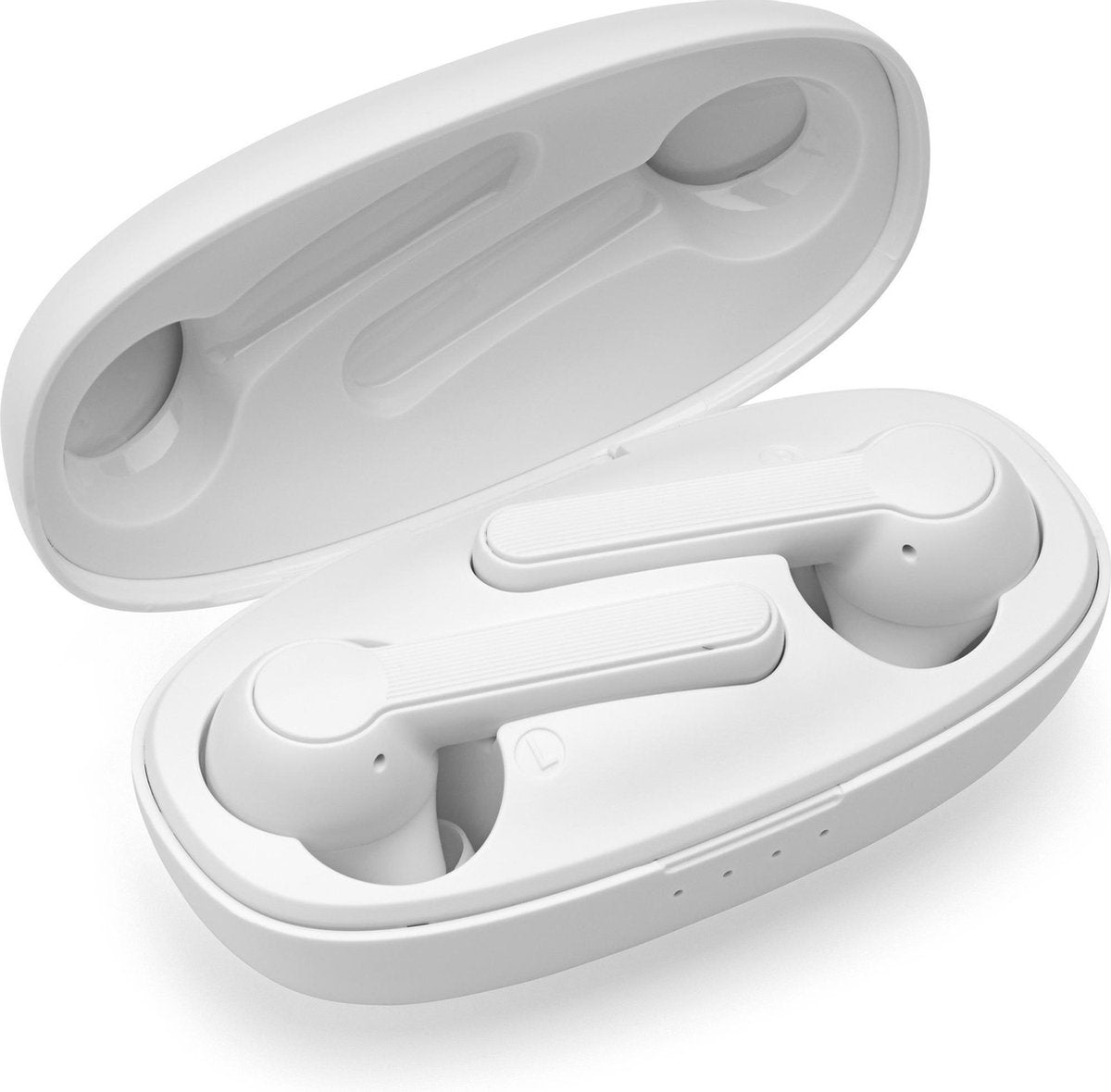 Newsoundz NS-207 Draadloze Oordopjes - Met Oplaadcase -  - Bluetooth 5.0 Oortjes - Earbuds - Geschikt voor Apple iPhone en Android smartphones - Wit
