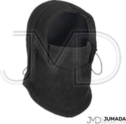 Fleece Bivakmuts - Wintermuts - Motormasker - Balaclava - Wintersport - Unisex - Zwart