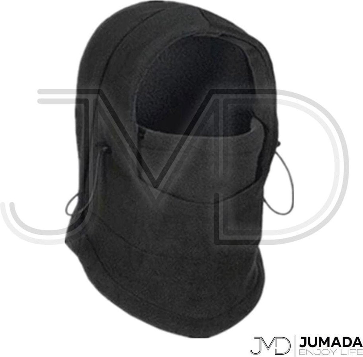 Fleece Bivakmuts - Wintermuts - Motormasker - Balaclava - Wintersport - Unisex - Zwart