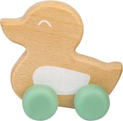 Saro Bijtspeelgoed Eend Mintgroen 9 Cm
