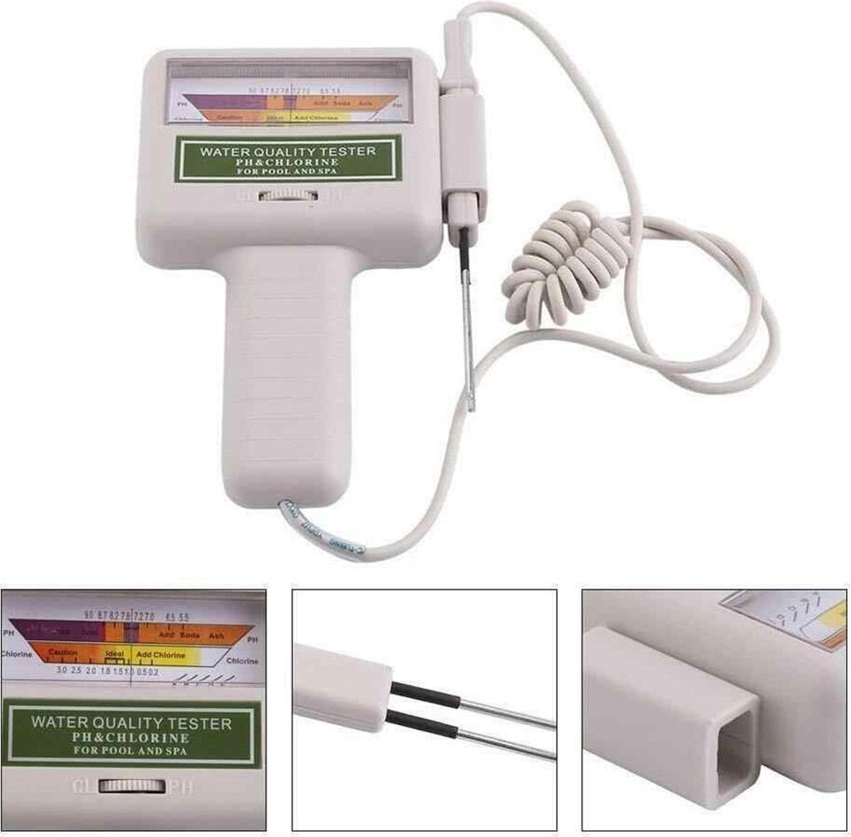 Elektronische tester PC-101 zwembad spa water PH CL2 Chloor tester