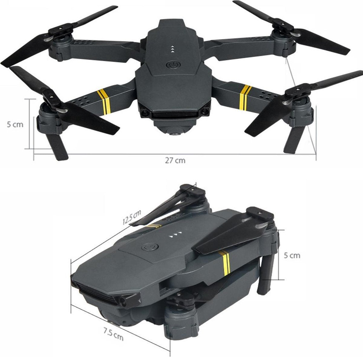 4k Drone met camera en afstandsbediening