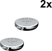 2 Stuks - Varta Electronics V321 616SW horlogebatterij 13mAh 1.55V