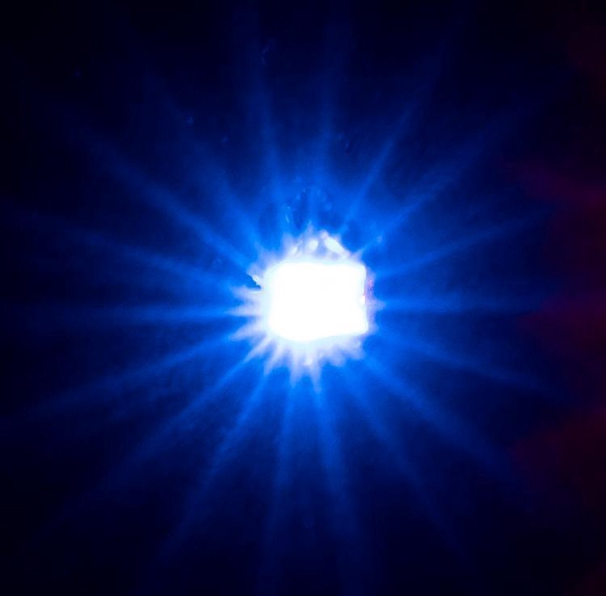 Faller - 5 self-flashing LEDs. blue - FA163742 - modelbouwsets