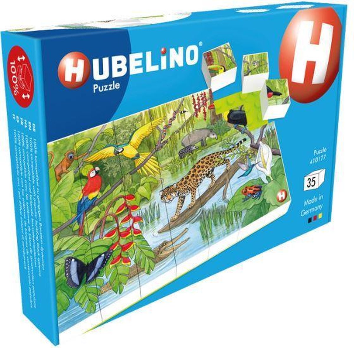 Hubelino Puzzel Regenwoud Junior 26