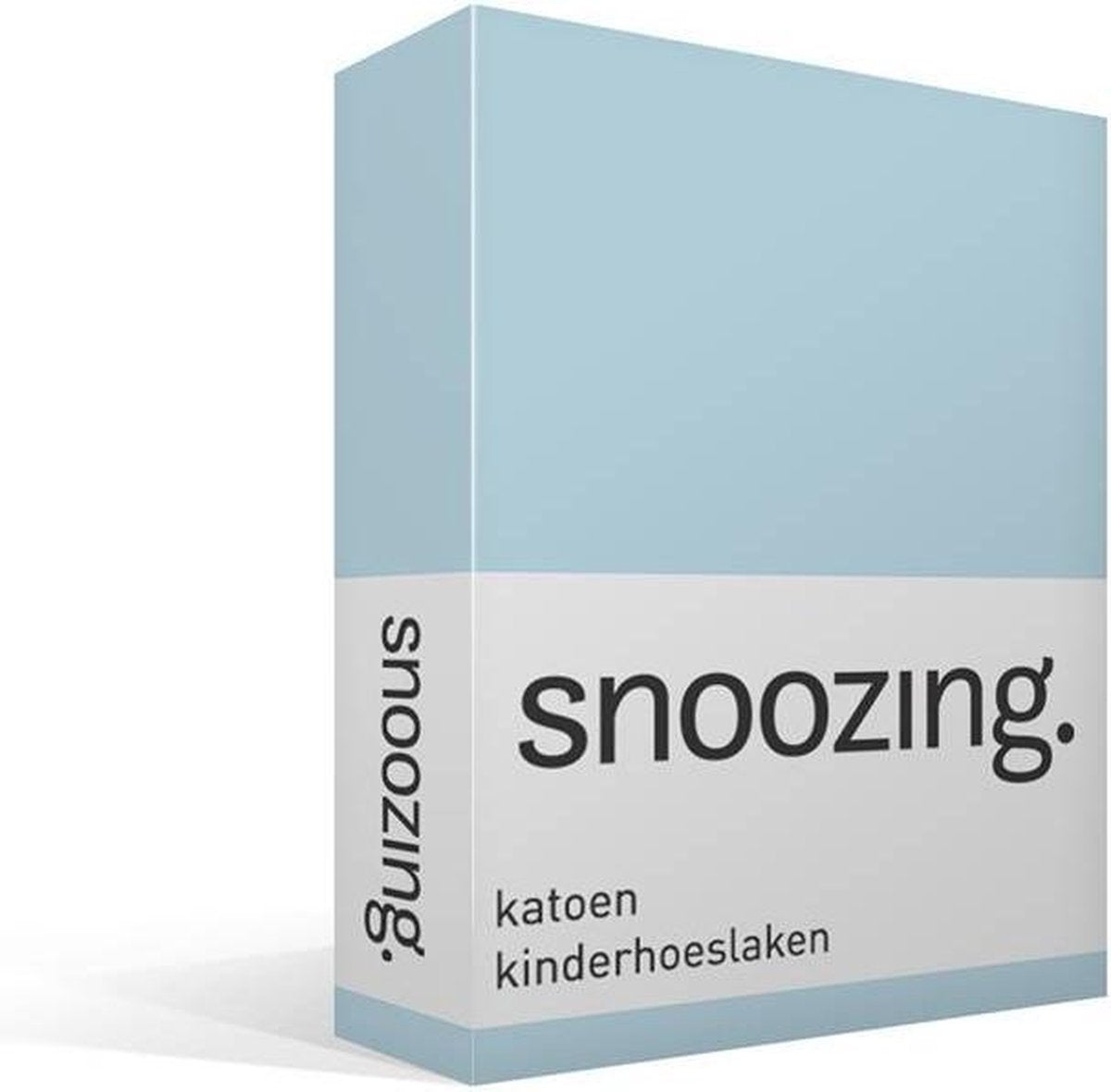 Snoozing - Katoen - Kinderhoeslaken - Ledikant - 60x120 cm - Hemel