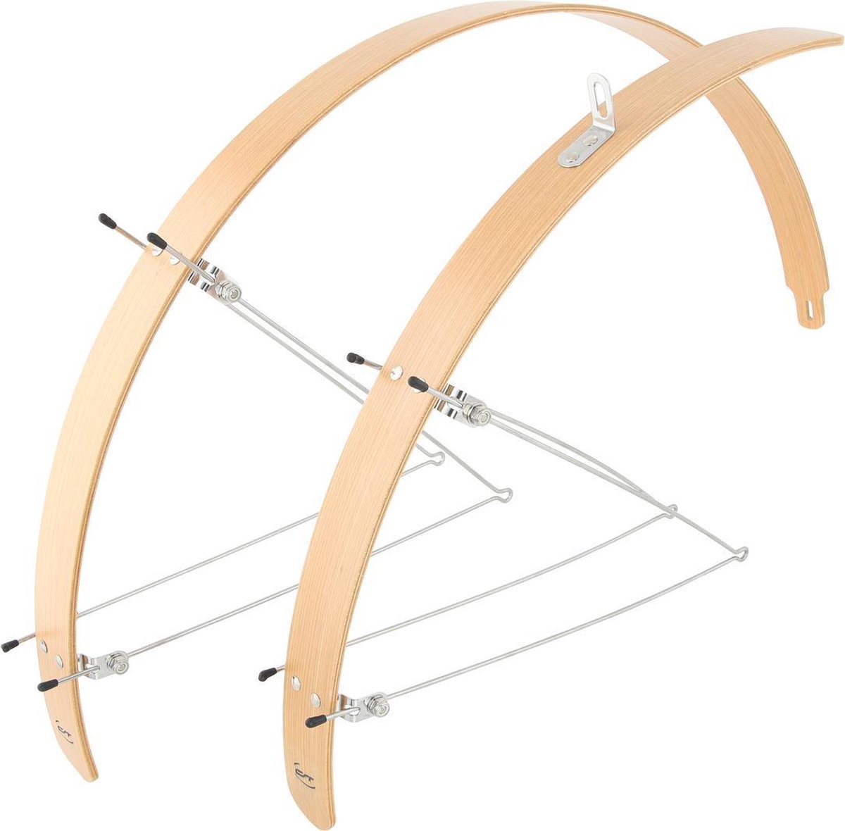 Contec Spatbordset "Flat Fender" - Woody