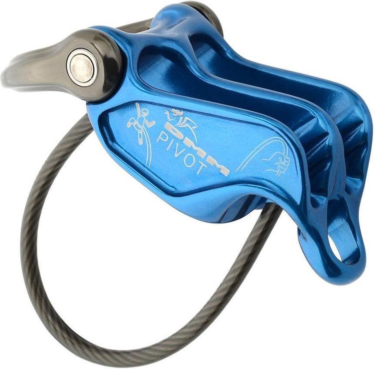 DMM Pivot zekerapparaat met groot touwbereik Blauw